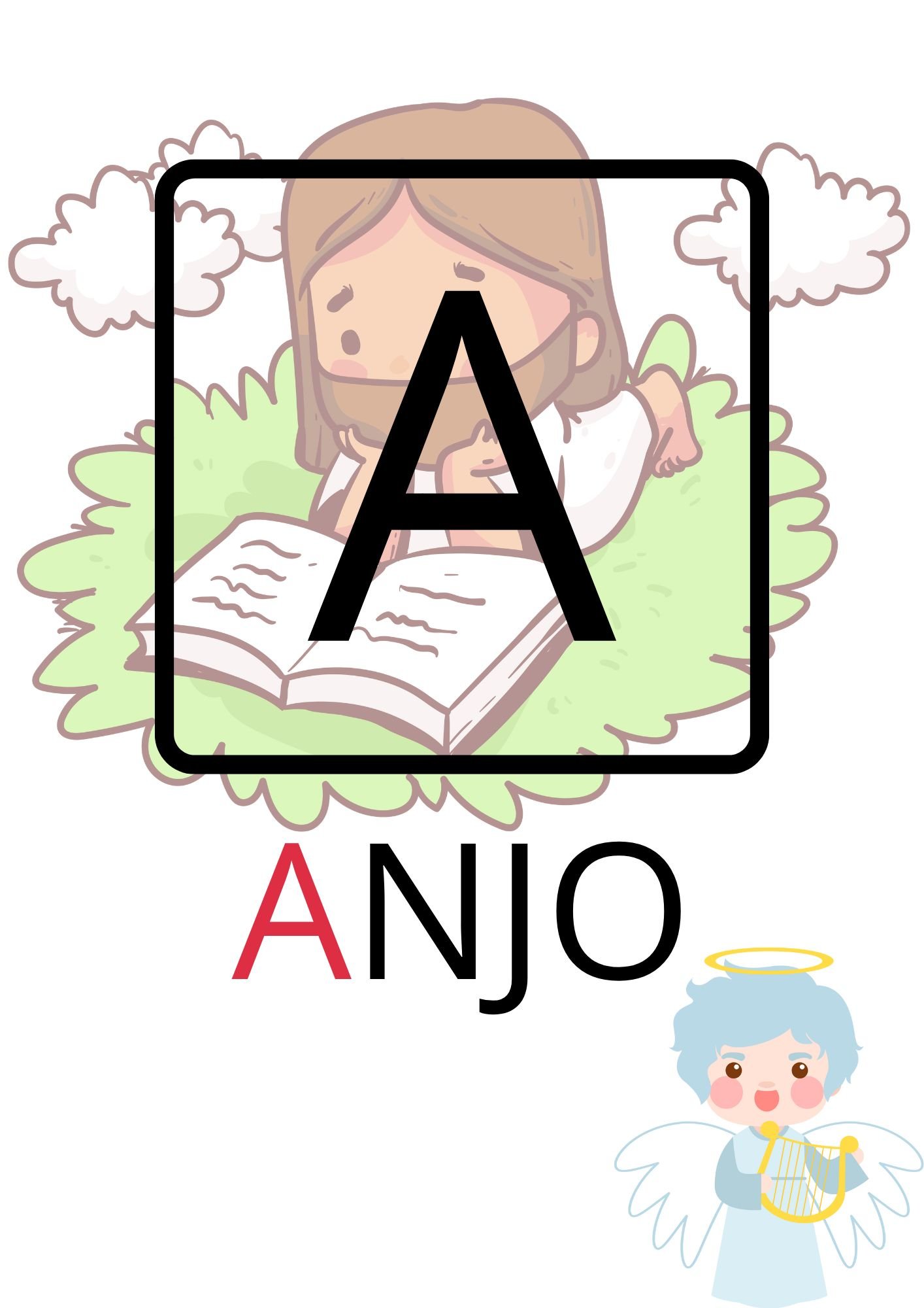 ALFABETO DE PAREDE - Bíblico