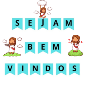 PLACA DE SALA - SEJAM BEM VINDOS